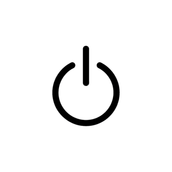 moderno poder botão ícone simbolizando começar, parar, e tecnologia inovação para digital interfaces e do utilizador experiência png