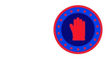 en röd tillgång indikator symboliserar nekas inträde, misslyckades finansiell autentisering, och hög säkerhet varning i finansiell teknologi system video