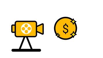 un' telecamera punti a un' moneta piace un' riflettore, dimostrando messa a fuoco, scrutinio, e attento valutazione di valore attraverso preciso osservazione e finanziario Attenzione video