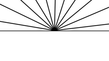 Lines stretch from a point to the edge of the frame, symbolizing limitless perspective, growth, and the journey beyond boundaries video