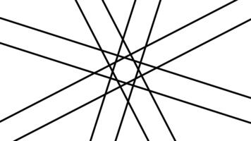 un' griglia di intersecano Linee formatura piazze e diagonali, che rappresentano armonia, ordine, e il fondazione di visivo design video