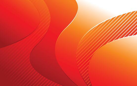 red modern and abstract wave background design template vector