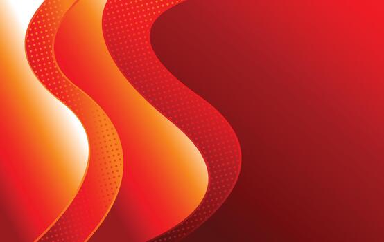 modern and soft abstract red wave background design template vector