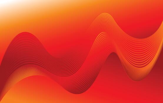 modern and wave abstract red background design template vector