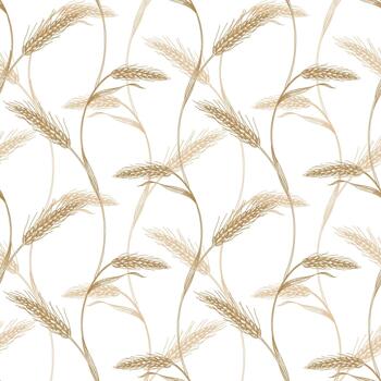 sin costura modelo de dos filas de trigo. para embalaje diseño, tarjetas, cubrir, huellas dactilares, producto etiquetas y tela. vector