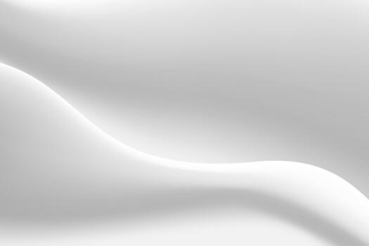 White gray gradient abstract background modern wavy smooth fluid lines minimalist design vector