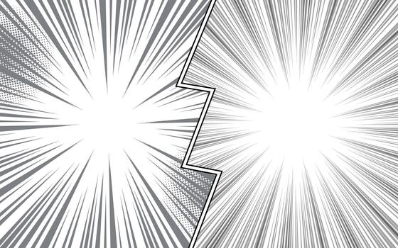 cómic libro contra marco. vector