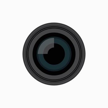 Illustration of a Camera Lens vector