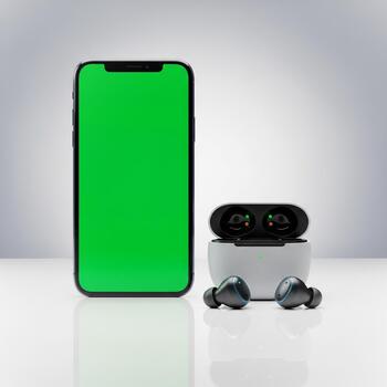 Device Frame for Advertisement Display and Product Preview - Mobile UI Mockup photo