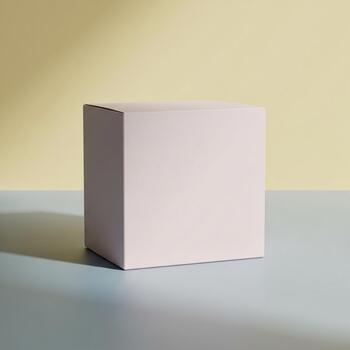 Product Preview Branding Display Design Template with a Box for Advertisement, Signs, and Announcement photo