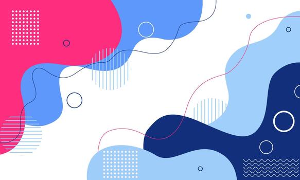 modern abstract background with colorful shapes and lines vector