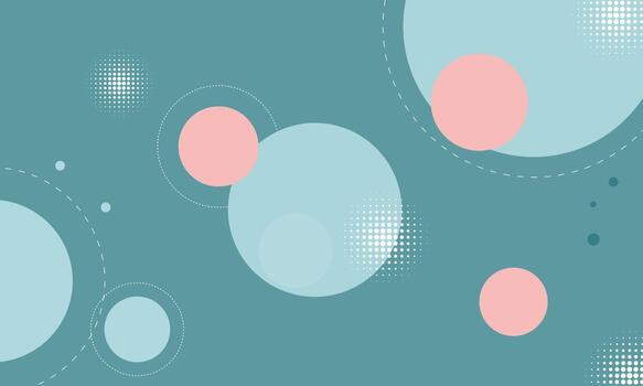 resumen geométrico antecedentes con círculos y puntos vector