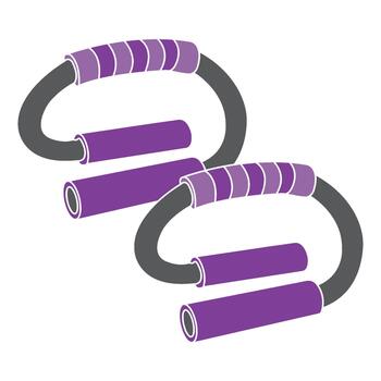 Push up handle design vector