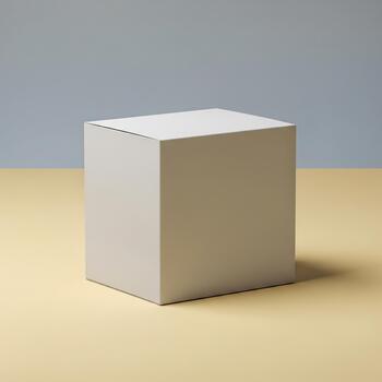 Product Preview Showcase Your Designs with This Minimalist Box Mockup - Branding Display photo