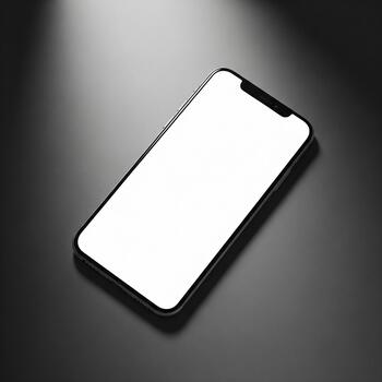 Stationary Device Frame UI Mockup on a monitor. Clean screen layout Design Template for Branding Display and Marketing Visuals photo