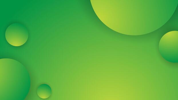 Pastel Green Gradient Abstract Background Design Circle Shape vector