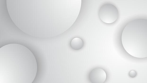 White Grey Gradient Abstract Background Design Circle Shape vector