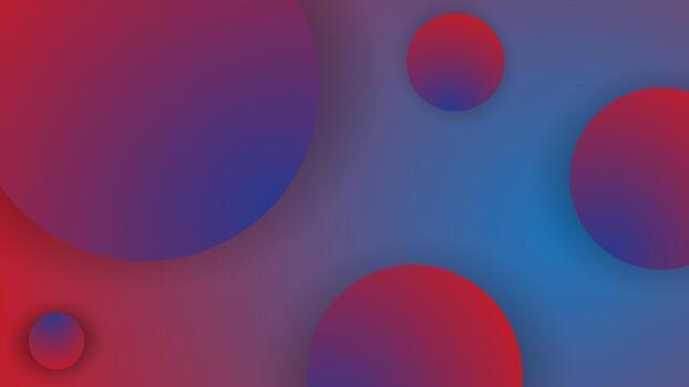 Red Blue Gradient Abstract Background Design Circle Shape vector