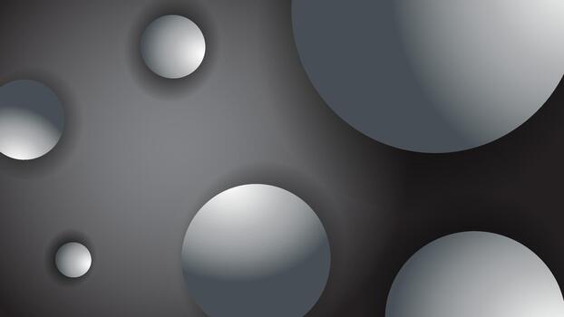Black Grey Gradient Abstract Background Design Circle Shape vector