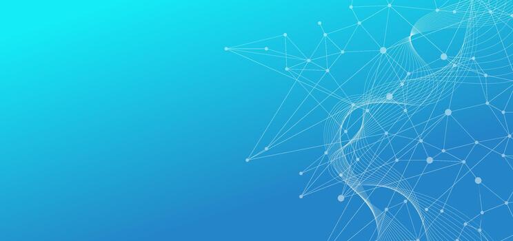 Abstract Technology Background Network Connections Data Flow vector