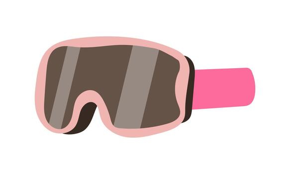 esquiar y tabla de snowboard gafas de protección plano icono. usted lata ser usado gafas de protección icono para varios propósitos me gusta sitios web, impresión plantillas, presentación plantillas, promocional materiales, web y móvil teléfono aplicaciones vector