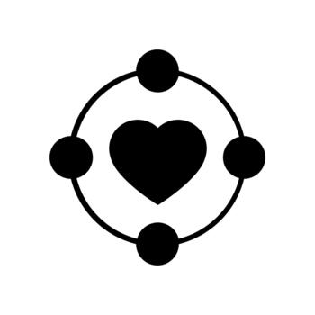 Heart icon on white background for graphic and web design. Simple sign. Internet concept symbol for website button or mobile app vector