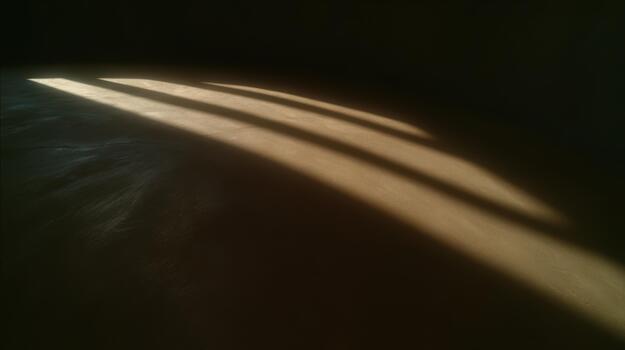 Natural light creating shadows on a surface photo