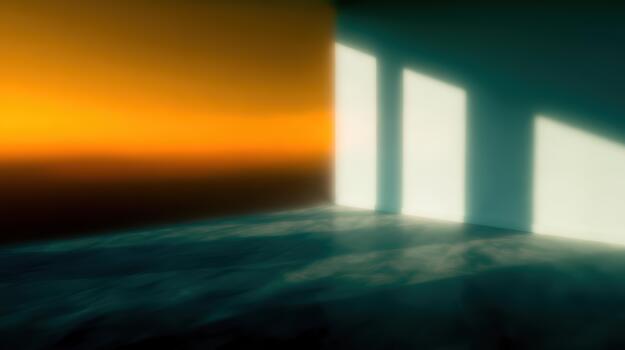 puesta de sol ligero yesos oscuridad mediante abrió ventanas foto