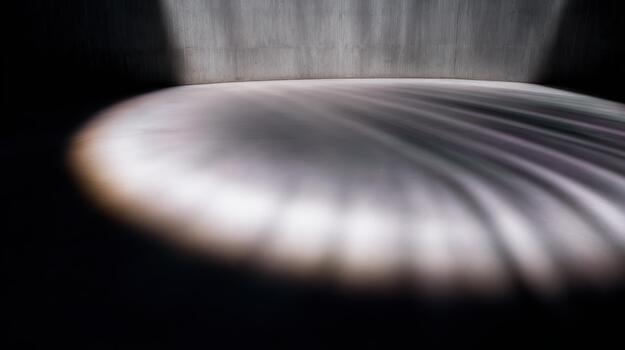 Soft light creating patterns on a smooth surface photo