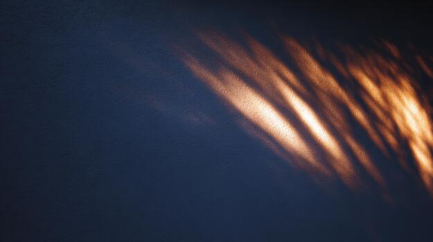 Light patterns on a textured surface at dawn photo