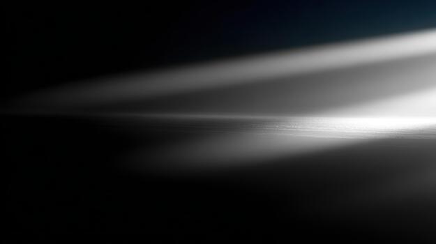 Light beams create a soft atmosphere in a dark setting photo