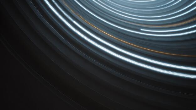 Light trails swirl in a mesmerizing motion display photo