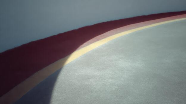 Curved lines create a unique perspective in urban design photo