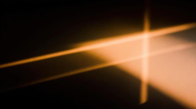 Creative light patterns captured in dark space photo