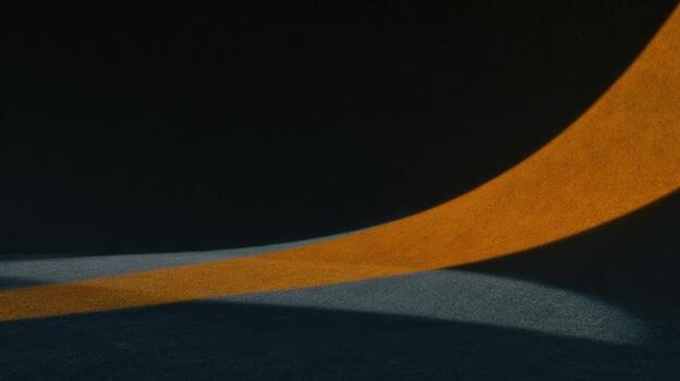 curvo líneas y oscuridad crear un dinámica visual escena foto