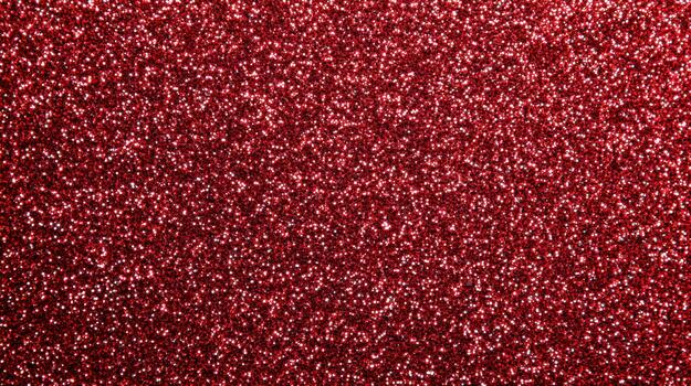 Sparkling red glitter for craft projects and decorations photo