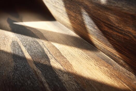Wood surface with light and shadow patterns photo