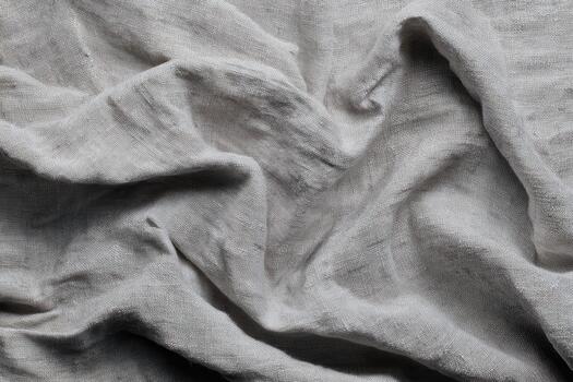 Soft grey fabric with subtle texture that adds elegance photo