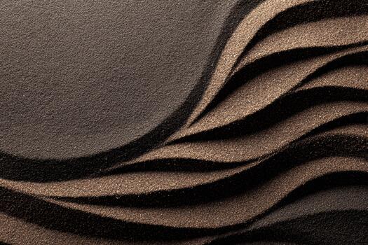 único patrones en multa arena crear hermosa olas foto