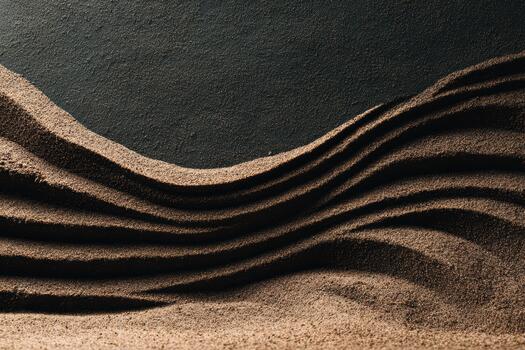 texturizado arena formaciones crear elegante curvas y líneas foto