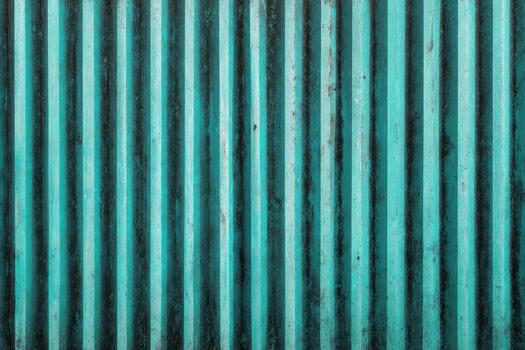 Striped turquoise wall texture in urban setting photo