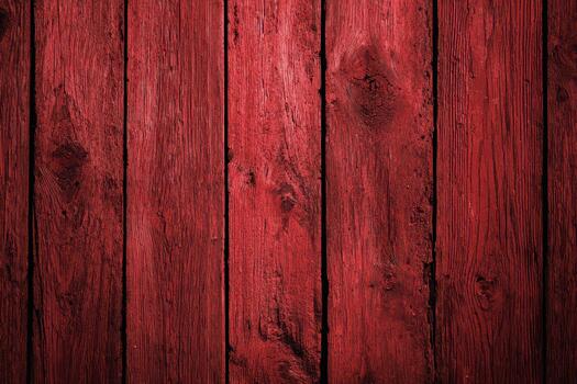 Beautiful red wooden planks create warm rustic background photo