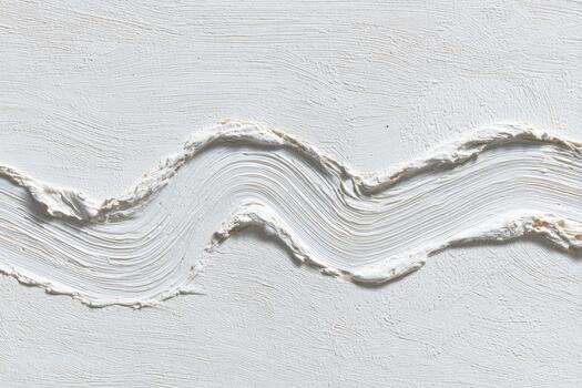 Textured white abstract design with flowing lines photo