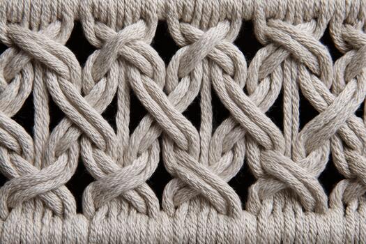 Intricate woven design showcasing textile craftsmanship photo