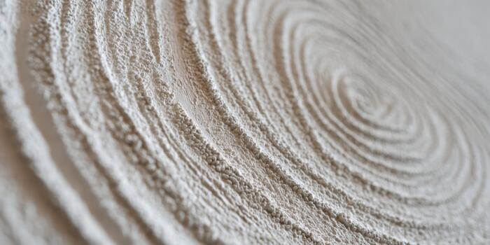 Patterns created with sand in a tranquil setting photo