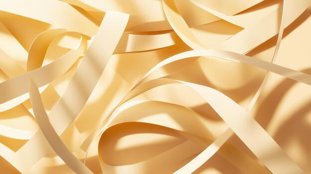 Beige Paper Strips Creating a Patterned Background With Light and Shadow photo