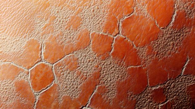 Close up Reveals Cracking and Scaling on Sunbaked Martian Terrain photo