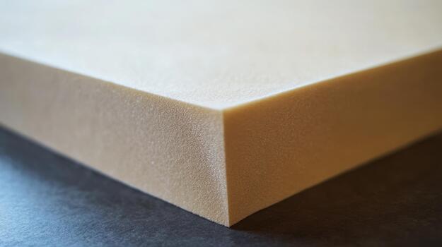 Block of Foam Corner Detail Lying on Grey Surface Indoors During Day photo