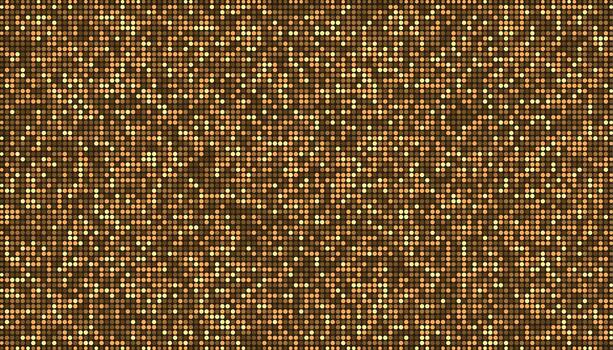Golden Sequin Glitter Background With Sparkling Light Pattern vector
