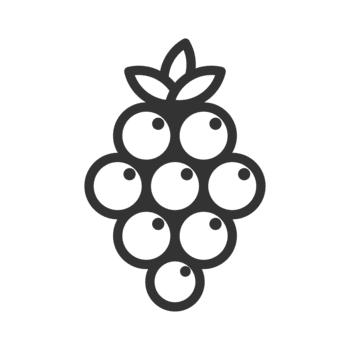 un' minimo stile linea arte illustrazione di un' mazzo di lamponi il icona è pulito e semplice, adatto per vario disegni e applicazioni png